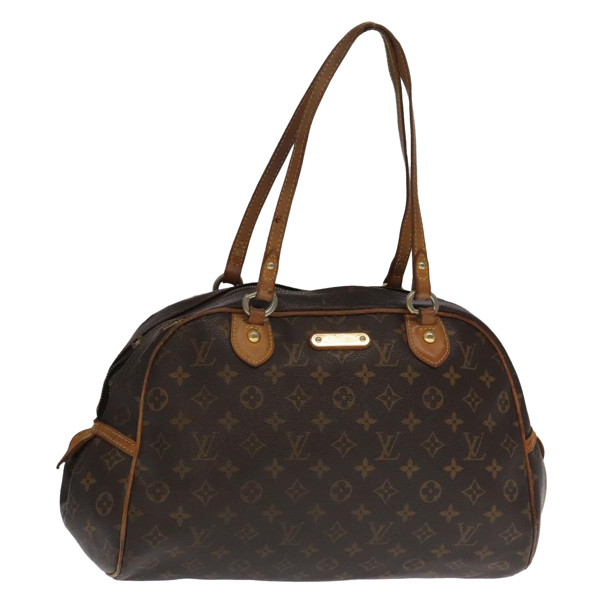 LOUIS VUITTON Monogram Montorgueil GM Shoulder Bag M95566 LV Auth bs18870