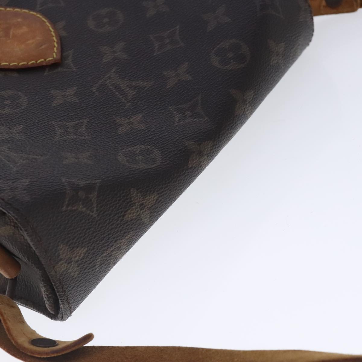 LOUIS VUITTON Monogram Cartouchiere MM Shoulder Bag M51253 LV Auth bs18875