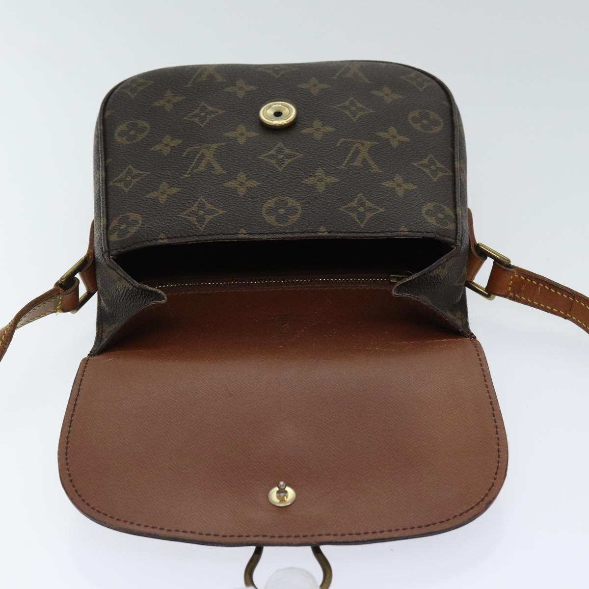 LOUIS VUITTON Monogram Saint Cloud MM Shoulder Bag M51243 LV Auth bs18876