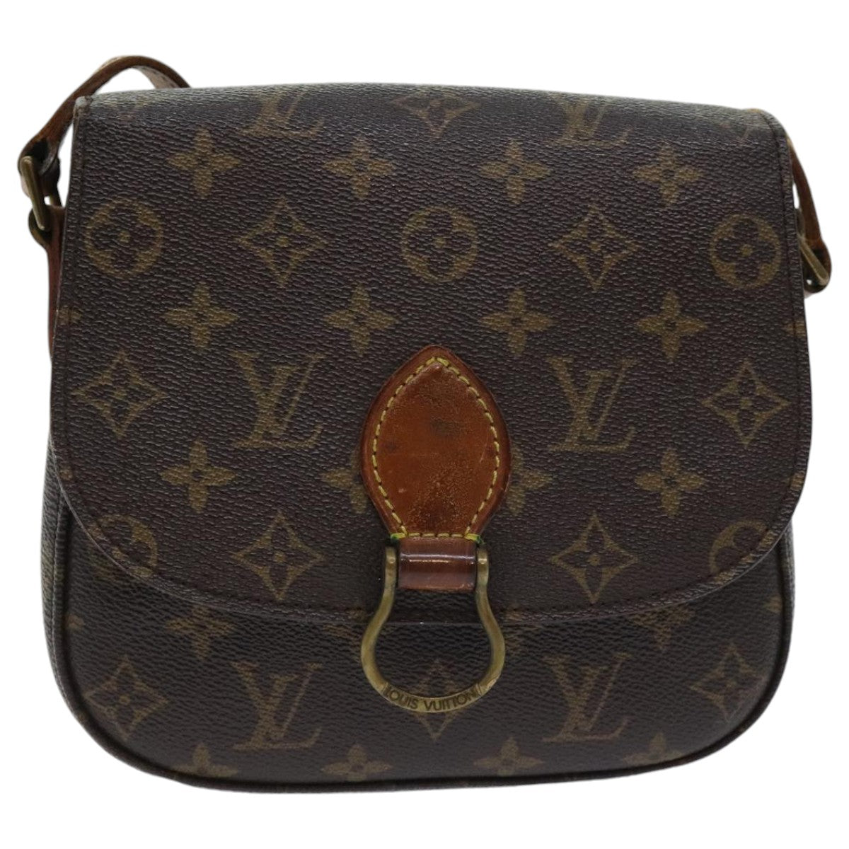 LOUIS VUITTON Monogram Saint Cloud MM Shoulder Bag M51243 LV Auth bs18876