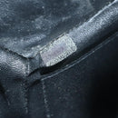 CHANEL Hand Bag straw Beige Black CC Auth bs18882-12