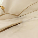 CHANEL COCO Mark Chain Tote Bag Caviar Skin Beige Gold CC Auth bs18886-17