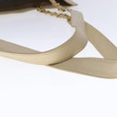CHANEL COCO Mark Chain Tote Bag Caviar Skin Beige Gold CC Auth bs18886-7