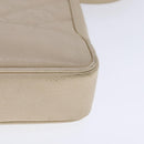 CHANEL Matelasse Chain Shoulder Bag Caviar Skin Beige CC Auth bs18887-14