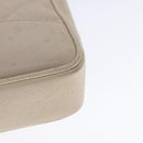 CHANEL Matelasse Chain Shoulder Bag Caviar Skin Beige CC Auth bs18887-16