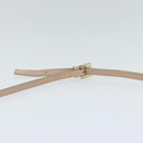 FENDI Zucchino Canvas Shoulder Bag Beige Gold Auth bs18891-8