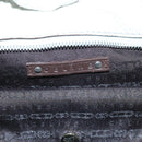 CELINE Shoulder Bag Leather White Brown Auth bs18904-18