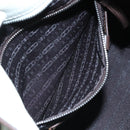 CELINE Shoulder Bag Leather White Brown Auth bs18904-21