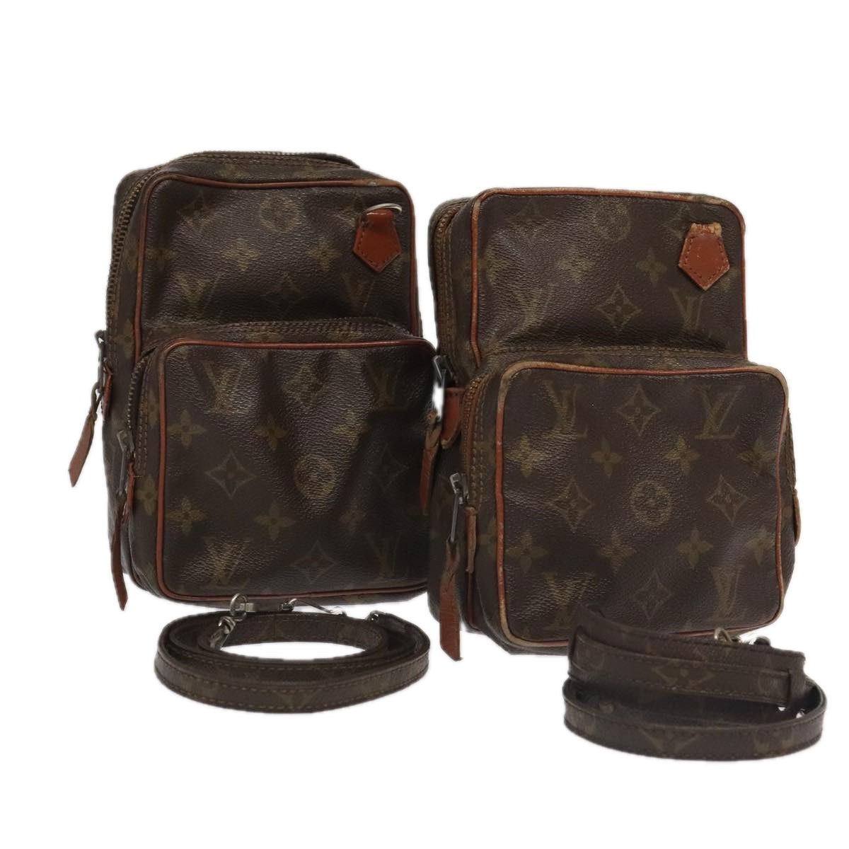 LOUIS VUITTON Monogram Mini Amazon Shoulder Bag 2Set M45238 LV Auth bs18911