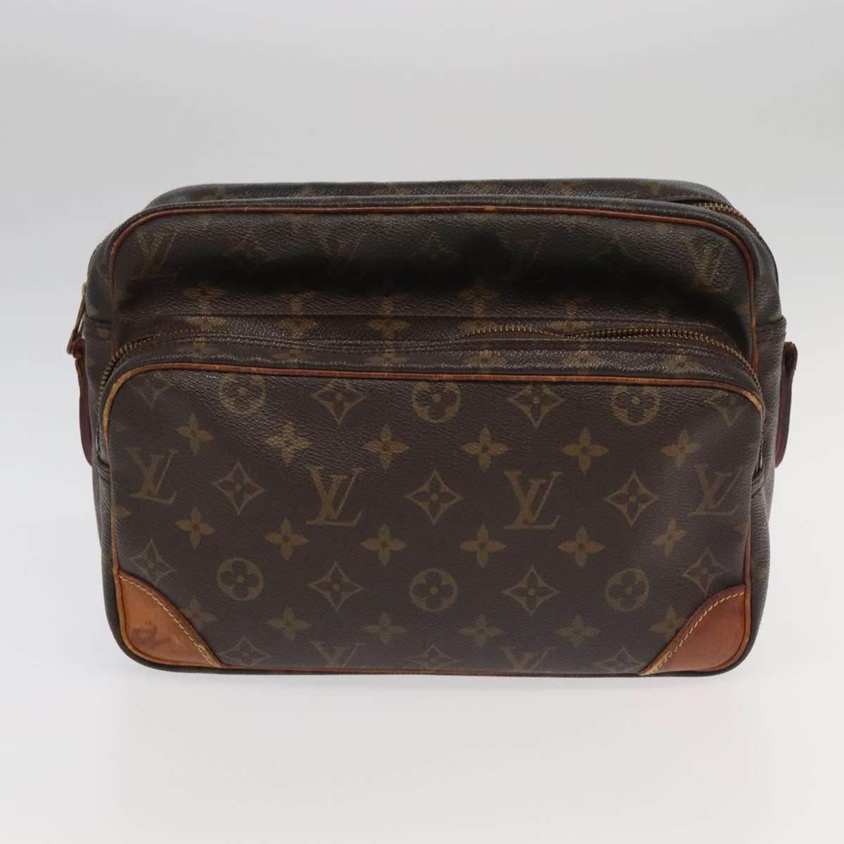 LOUIS VUITTON Monogram Nile Shoulder Bag 2Set M45244 LV Auth bs18912