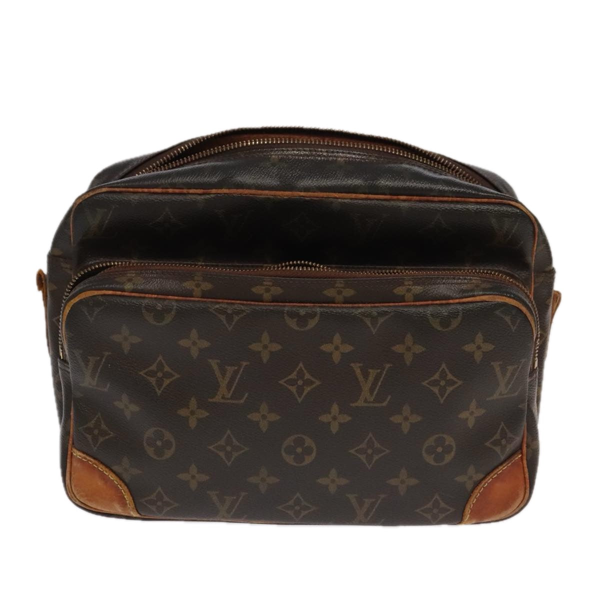 LOUIS VUITTON Monogram Nile Shoulder Bag 2Set M45244 LV Auth bs18912 - 0