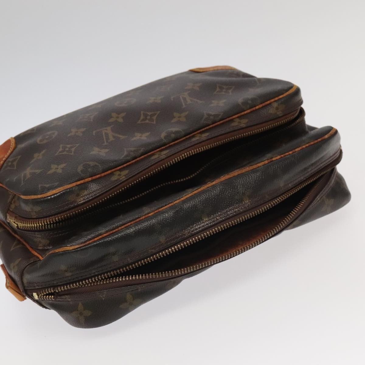 LOUIS VUITTON Monogram Nile Shoulder Bag 2Set M45244 LV Auth bs18912