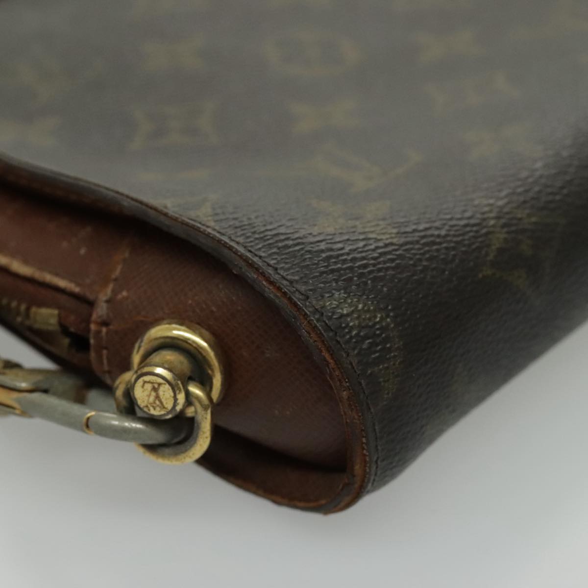 LOUIS VUITTON Monogram Clutch Bag 2Set LV Auth bs18926