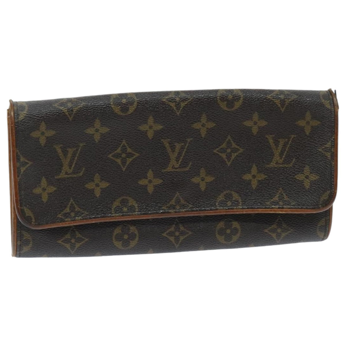 LOUIS VUITTON Monogram Pochette Twin GM Shoulder Bag M51852 LV Auth bs18929