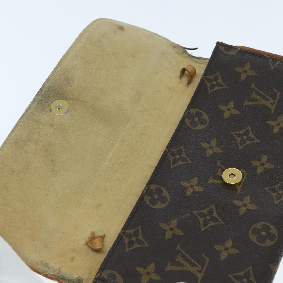 LOUIS VUITTON Monogram Pochette Twin GM Shoulder Bag M51852 LV Auth bs18929