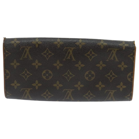 LOUIS VUITTON Monogram Pochette Twin GM Shoulder Bag M51852 LV Auth bs18929