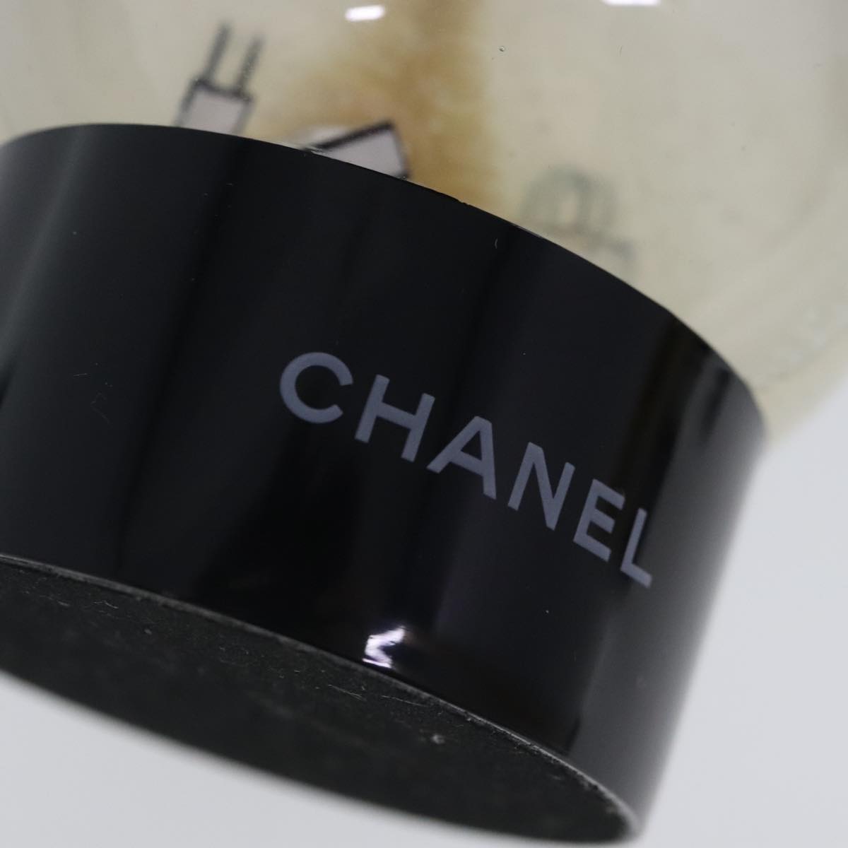 CHANEL Snow Globe 2Set Clear CC Auth bs18933