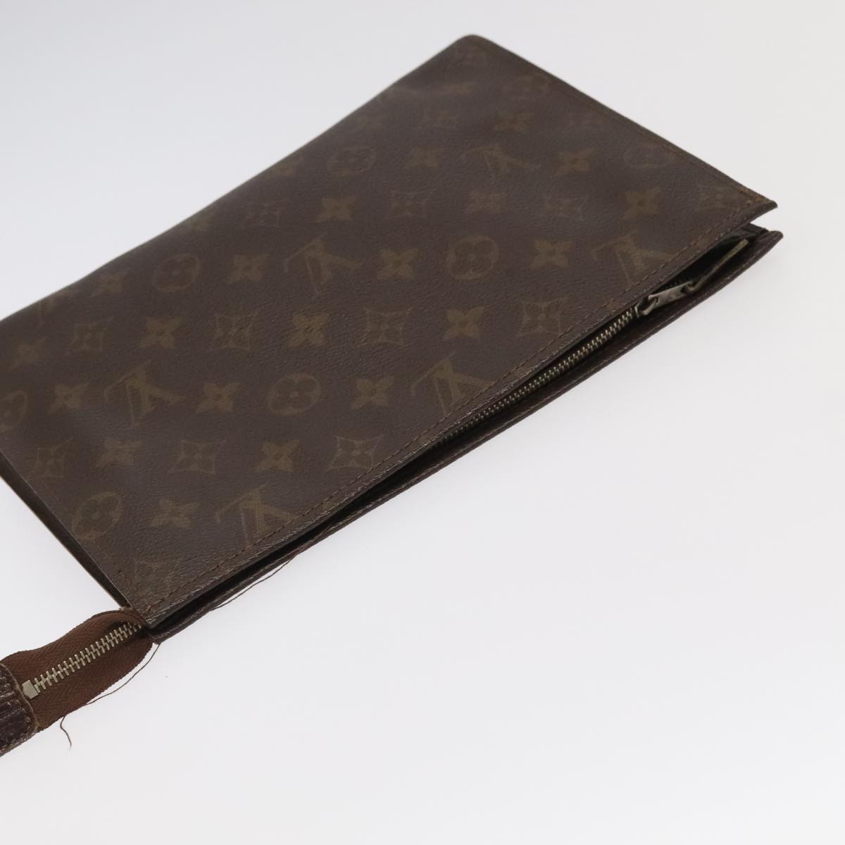 LOUIS VUITTON Monogram Clutch Bag 3Set LV Auth bs18959