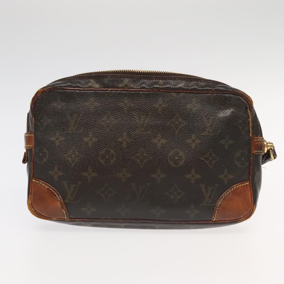 LOUIS VUITTON Monogram Clutch Bag 3Set LV Auth bs18959