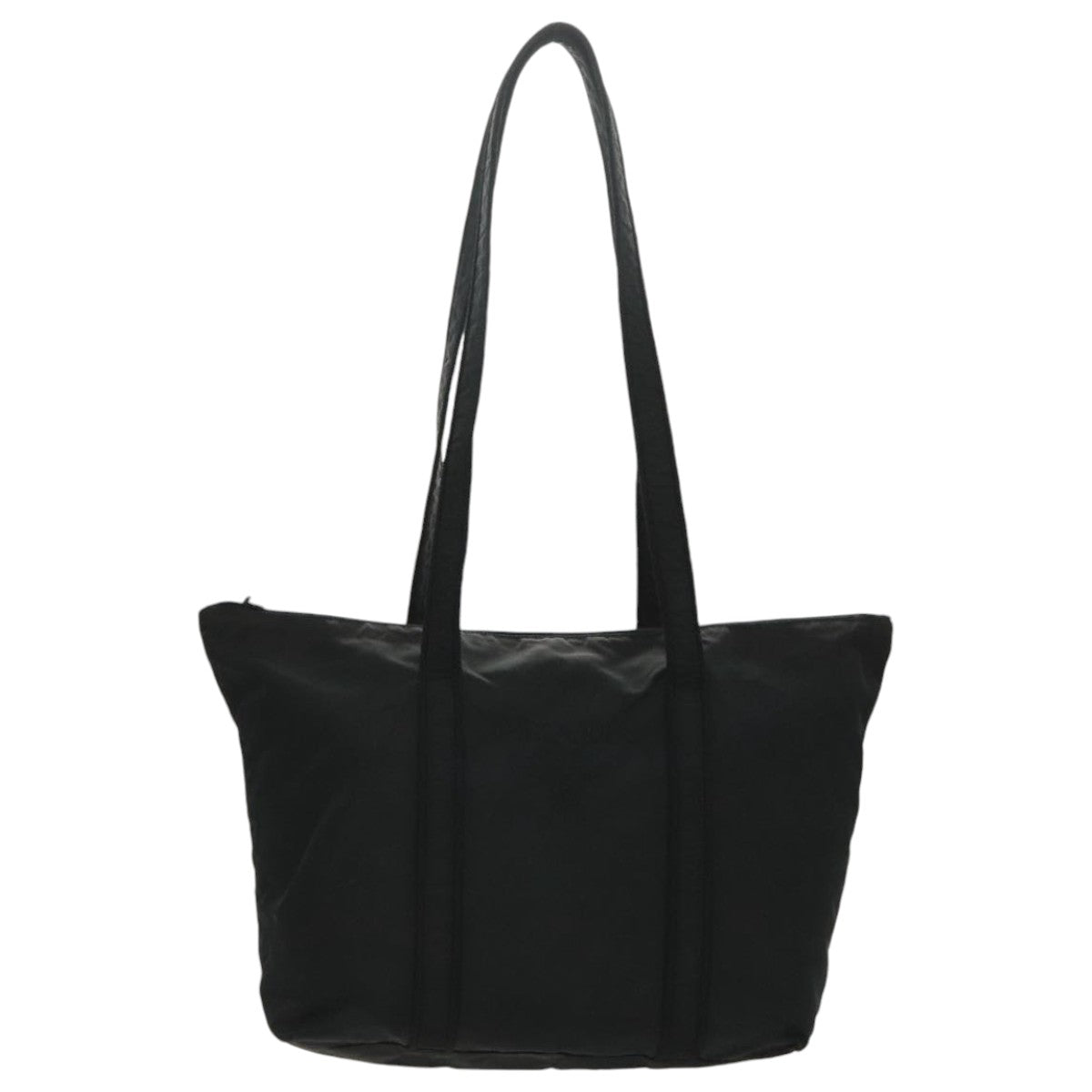 PRADA Tote Bag Nylon Black Auth bs18966