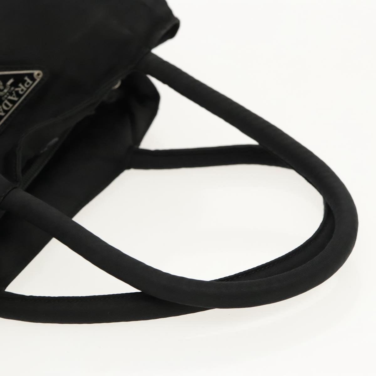 PRADA Hand Bag Nylon Black Auth bs18967