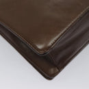 VALENTINO Shoulder Bag Leather Brown Auth bs18971-16