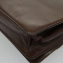 VALENTINO Shoulder Bag Leather Brown Auth bs18971-17