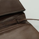 VALENTINO Shoulder Bag Leather Brown Auth bs18971-9