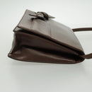 VALENTINO Shoulder Bag Leather Brown Auth bs18971-4
