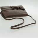 VALENTINO Shoulder Bag Leather Brown Auth bs18971-7