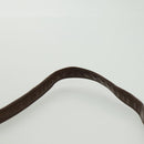 VALENTINO Shoulder Bag Leather Brown Auth bs18971-8