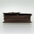 VALENTINO Shoulder Bag Leather Brown Auth bs18971-5
