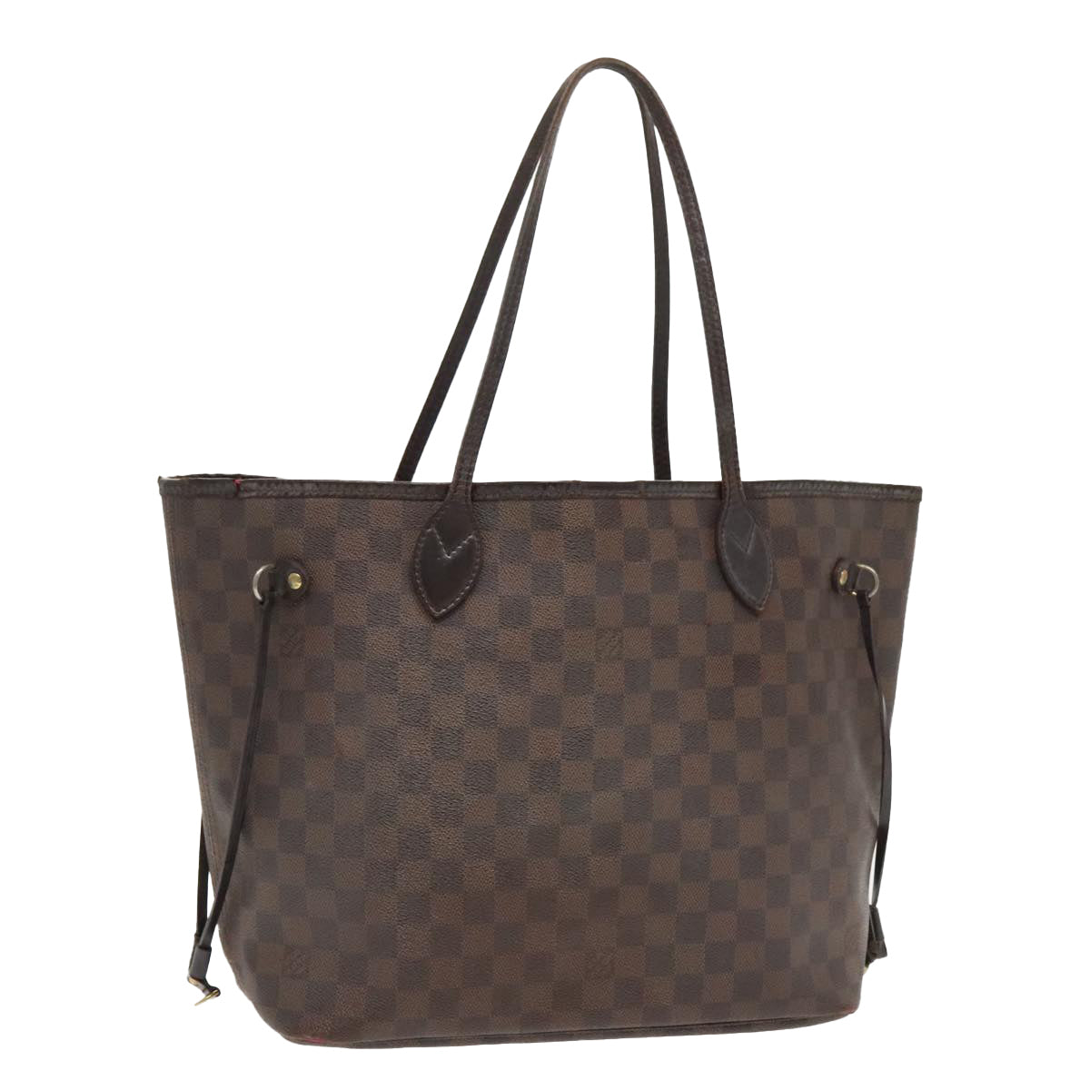 LOUIS VUITTON Damier Ebene Neverfull MM Tote Bag N51105 LV Auth bs18974