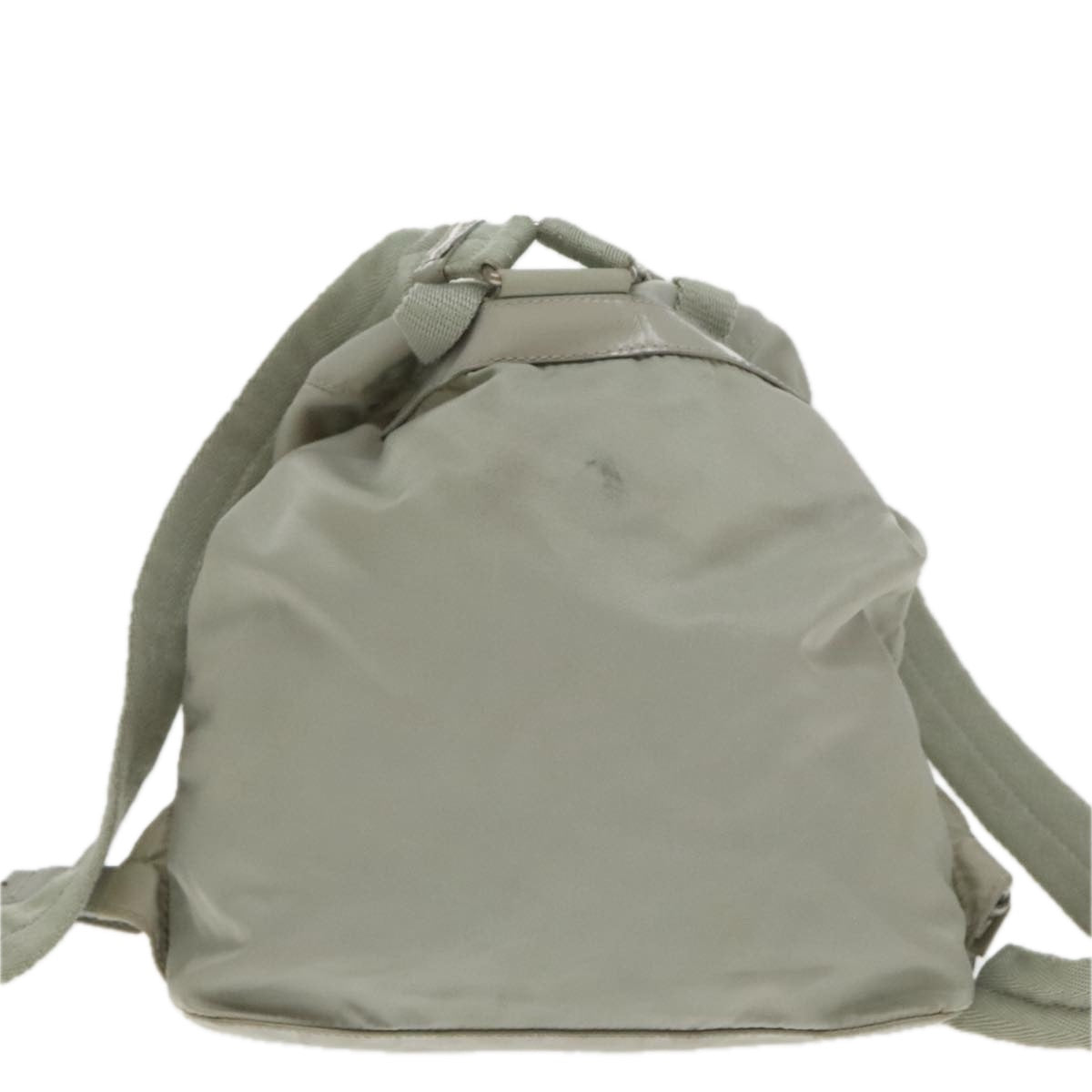 PRADA Backpack Nylon Gray Silver Auth bs18981 - 0