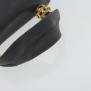 Salvatore Ferragamo Hand Bag Leather Gray Gold Auth bs18987-7