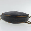 Christian Dior Honeycomb Canvas Shoulder Bag PVC Black Brown Silver Auth bs18994-5