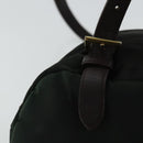 PRADA Backpack Nylon Green Gold Auth bs19006-16