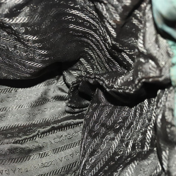 PRADA Backpack Nylon Green Gold Auth bs19006