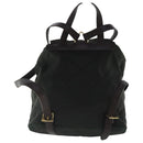 PRADA Backpack Nylon Green Gold Auth bs19006-2