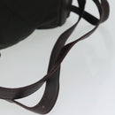 PRADA Backpack Nylon Green Gold Auth bs19006-7