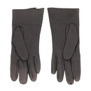 HERMES Gloves Leather Gray Auth bs19011-3