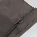 HERMES Gloves Leather Gray Auth bs19011-9