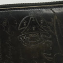 Berluti Calligraphy Long Wallet Leather Black Auth bs19016-8