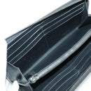 Berluti Calligraphy Long Wallet Leather Black Auth bs19016-18