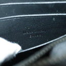 Berluti Calligraphy Long Wallet Leather Black Auth bs19016-12