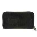 Berluti Calligraphy Long Wallet Leather Black Auth bs19016-2