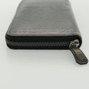 Berluti Calligraphy Long Wallet Leather Black Auth bs19016-4