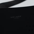 SAINT LAURENT Tote Bag Leather Black Auth bs19023-17