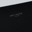 SAINT LAURENT Tote Bag Leather Black Auth bs19023-28