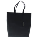 SAINT LAURENT Tote Bag Leather Black Auth bs19023-13